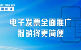 明日起 我国全面推广应用数字化电子发票：与纸质同等效力！