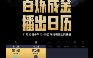 《英雄联盟》LPL《百炼成金》年度纪录片11月25日开播：BLG首集免费看！