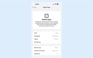 告别限制！苹果iOS 18.2开放默认应用选项 支持更多第三方程序！