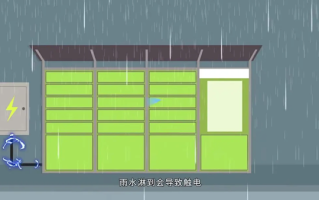 紧急提醒：雷雨天开快递柜易触电！