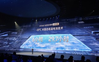 vivo X200全系搭载半固态低温电池技术：-20℃可通话29.7小时！