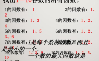 数学因数是什么意思解释一下（因数和倍数有什么区别）