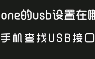 苹果手机usb设置在哪里（苹果手机USB设置位置）