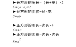 怎么求长方形、正方形的面积(面积公式)