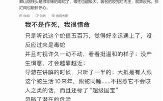 女生爬山遇濒危毒蛇竟凑上前合影 博主：无知+愚昧！