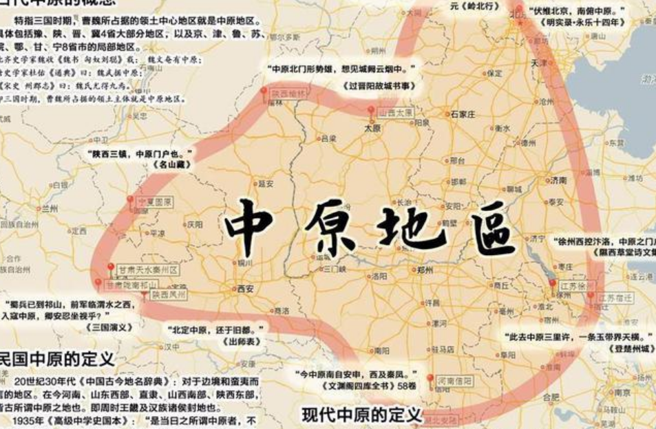 中原地区包括哪些省（为什么古代人都要逐鹿中原呢）-第1张图片