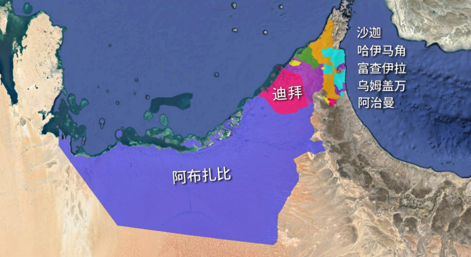 阿联酋在地图上的位置（中东土豪阿联酋是一个怎样的国家）-第1张图片