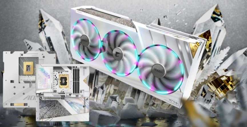 技嘉Z790+RTX 4080 SUPER神秘黄金板卡曝光：纯白旗舰 极限频率！-第1张图片